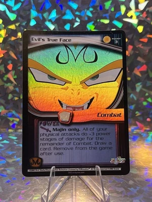 Dragon Ball Z DBZ CCG Evil's True Face UNLIMITED Foil MP - Image 1 of 3