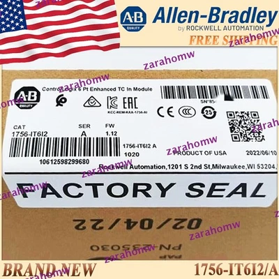 Nuevo módulo de entrada ControlLogix AB 1756-IT6I2/A 1756IT612 serA envío gratuito EE. UU. Foto 1 de 4