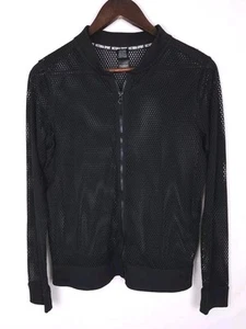 Victoria Sport Black Perforated Breathable Full Zip Jacket - Size Small - Picture 1 of 8