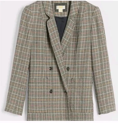 Nuevo Con Etiquetas Anthropologie Maeve X Lilith Chaqueta Blazer Larga De Gran Tamaño Talla 26 Foto 1 de 4