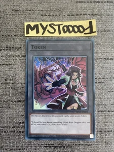 Yu-Gi-Oh! Karte Token Akiza Black Rose Dragon TKN5-EN008 Englisch Super Rare - Bild 1 von 18