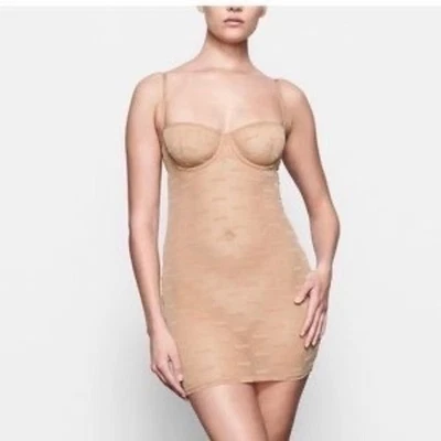 SKIMS After Hours Slip Dress Ochre 2X - Image 1 of 4