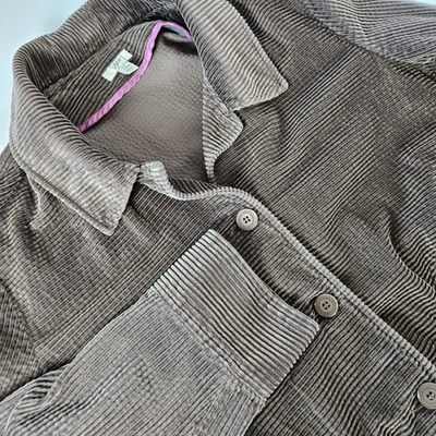 J Jill Corduroy Blazer Jacket Plus Size 1X Brown Mid Length Career - Image 1 of 4