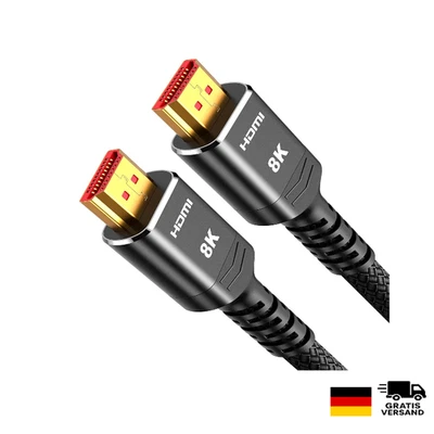 8K HDMI 2.1 Kabel | 48Gbps eARC | 8K@60Hz - Image 1 of 4