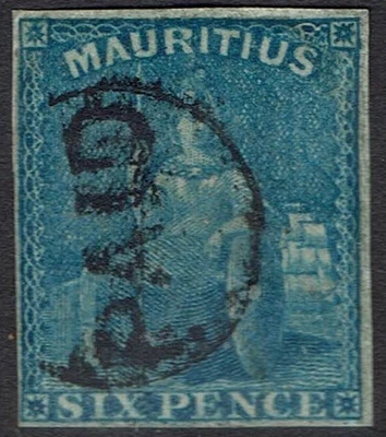 MAURICIO 1859 BRITANNIA 6D IMPERFECTO USADO Foto 1 de 2