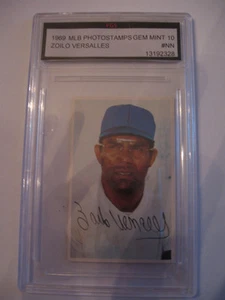 1969 ZOILO VERSALLES MLB PHOTOSTAMPS FGS GEM MINT 10   LOT Z - Picture 1 of 2