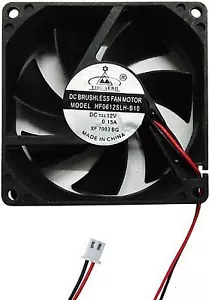 VENTOLA PC 80x80x25 MM 12V DC 0.15A 2 PIN 2 FILI 22 CM CPU RAFFREDDAMENTO COOLER - Foto 1 di 1