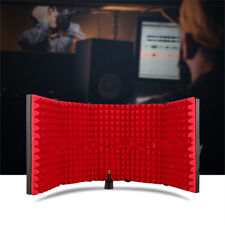 3/5-panel Portable Studio Recording Microphone Isolation Shield Sound Absorber