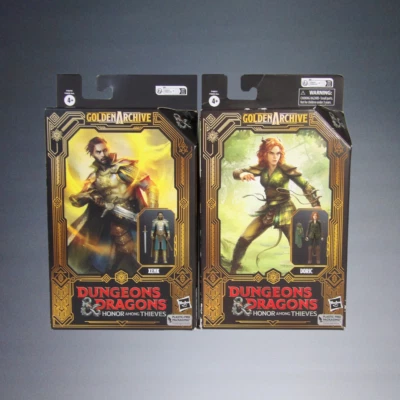 HASBRO ПОДЗЕМЕЛЬЯ И ДРАКОНЫ ЧЕСТЬ СРЕДИ ВОРОВ XENK + ДОРИК ЗОЛОТОЙ АРХИВ ФИГУРКИ - Изображение 1 из 4