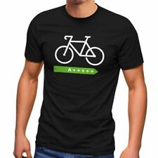 Herren T-Shirt Fahrrad Radfahrer Bike Umwelt A+++++ Energie sparen Fun-Shirt