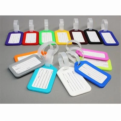 10 Travel Luggage Bag Tag Plastic Suitcase Baggage Office Name Address ID Label - Image 1 of 4