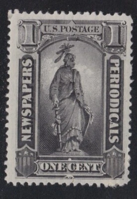 US PR81 1c Newspaper Periodicals Mint XF OG H SCV $95 - Image 1 of 2