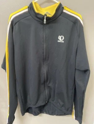 Pearl Izumi Men’s Black Cycling Jacket Size L Full Zip Front Back Pockets EUC - Image 1 of 4