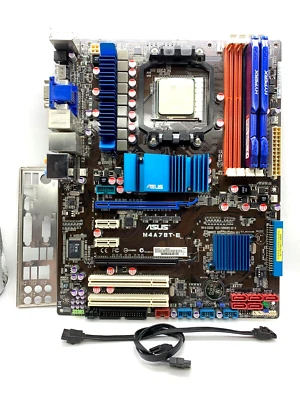 Asus M4A78T-E Motherboard AM3 790GX 8GB DDR3 ATX AMD Phenom II x3 720 2.8Ghz - Image 1 of 4