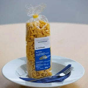 VW Golf Nudeln Pasta Golf Motiv 500g Packung NEU & OVP - Bild 1 von 2