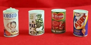 WACKY PACKAGES Minis Series 1 Lot of 4 Peas, Ajerx, Horrid, De-Mented - Picture 1 of 6