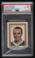 1972-73 Eddie Sargent NHL Player Stickers Harry Howell #90 PSA 6 HOF