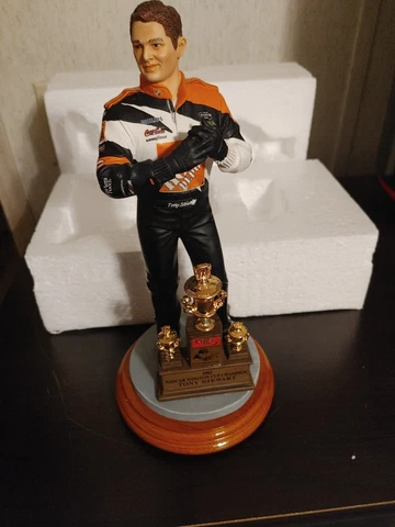 2002 Tony Stewart NASCAR Trophy Figure Character Collectibles Limited Edition Cover