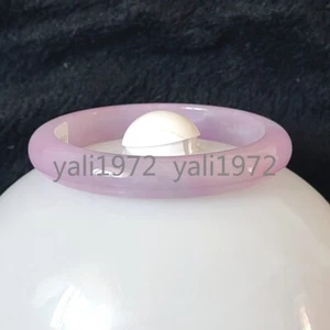 Certified Grade A Lavender 60mm Natural Burma Jade jadeite Bangle Bracelet - Picture 1 of 10