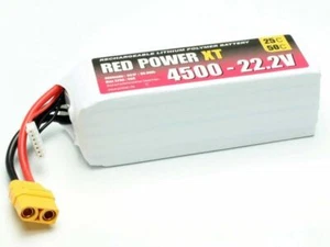 LiPo Akku RED POWER XT 4500 - 22,2V - Bild 1 von 1