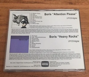 Boris Attention Please Heavy Rocks CD Promo (2) Disc Set - Bild 1 von 7