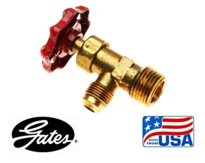 10 x 6MS-8MP90-TV Male SAE 45 to Male Pipe Branch 90 Brass Truck Valve 5/8 x 1/2 - Picture 1 of 2