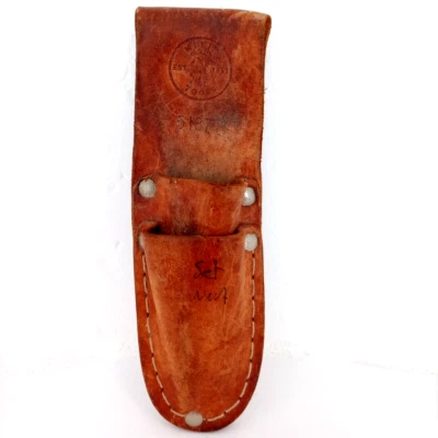 VTG KLEIN TOOLS Leather Tool Sheath Klein 5187 Pouch Belt Sheath - Image 1 of 4