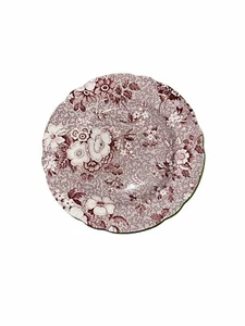 The Spode Archive Collection "Primula" Dinner Plate Red - Picture 1 of 4
