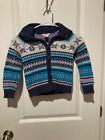 Osh Kosh Girl Button Up Sweater With Hood Size 4