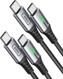 	2-Pack 6 Ft Type C Charger Premium Nylon USB a to Type C Charging Cable	 - Picture 1 of 9