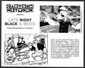 Popeye Fleischer Cartoons Original TV Promo Photo Cartoon Network R90s - Picture 1 of 1