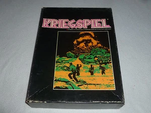KRIEGSPIEL MILITARY CHESS BOARD BOOKCASE GAME AVALON HILL 1970 AH VINTAGE 806  - Picture 1 of 5