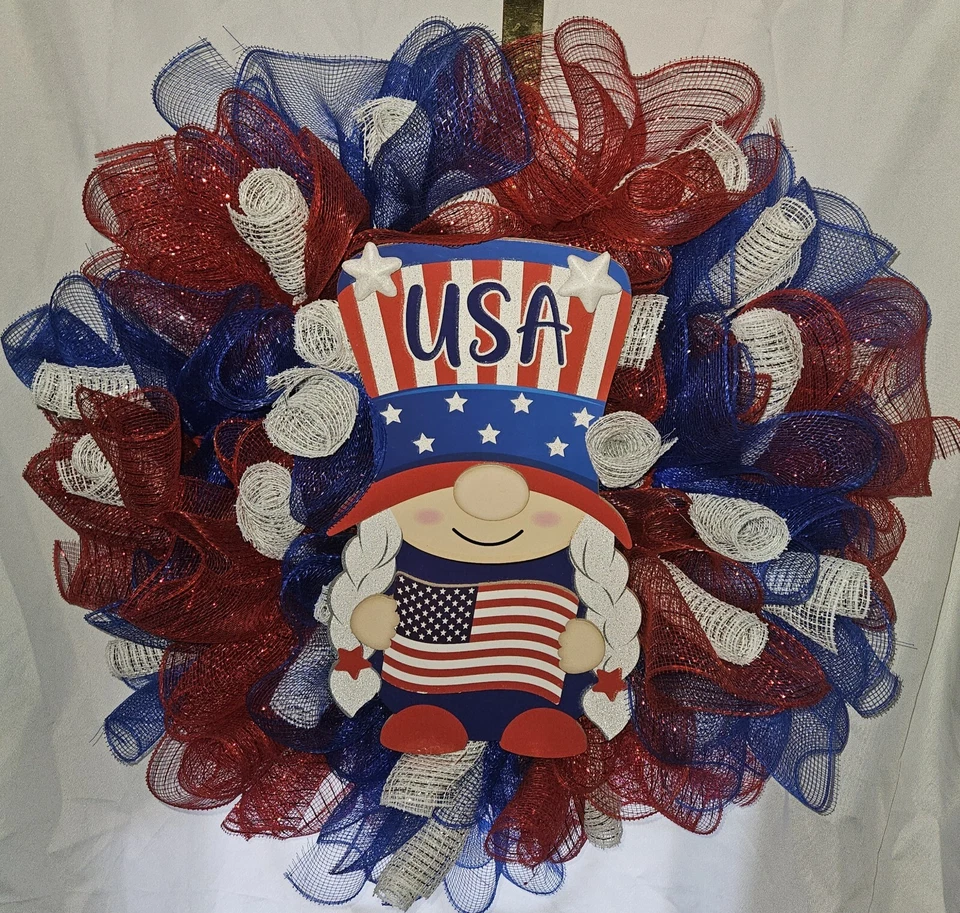 USA Patriotic Wreath - Image 1 of 3
