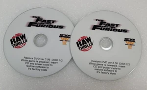 Juego de discos CD de recuperación Fast & Furious Raw Thrills V3.06 USADO FUNCIONANDO Dell Microtel - Imagen 1 de 3