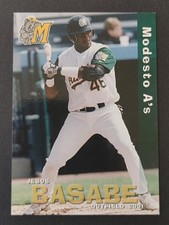 ⭐💥🔥2001 Modesto A's Grandstand #4 Jesus Basabe🔥💥⭐