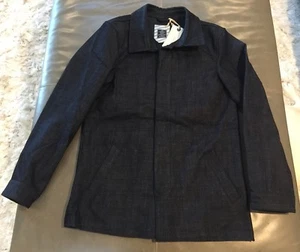 Neu mit Etikett Scotch & Soda strapazierfähiger Denim-Trenchcoat Jacke für Herren 50 40 Medium $ 595 - Bild 1 von 7