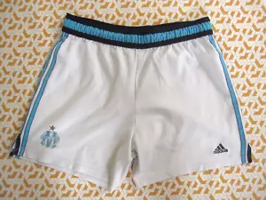 Short Adidas Olympique de Marseille OM Blanc Vintage Football soccer - D7 / F 46 - Picture 1 of 8