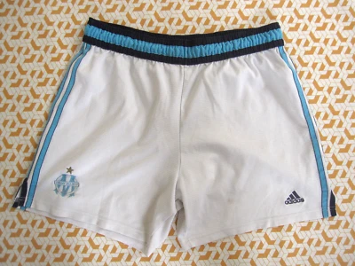 Short Adidas Olympique de Marseille OM Blanc Vintage Football soccer - D7 / F 46 - Photo 1/4