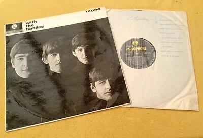 " WITH THE BEATLES "RARE WITHDRAWN FAULTY 1N1N JOBETE UK MONO MT TAX + MISPRINT - Image 1 of 4