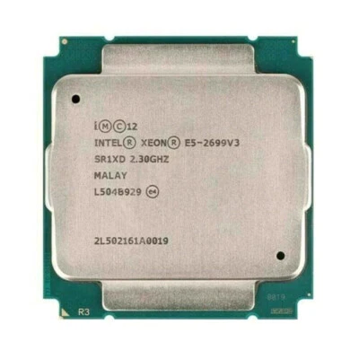INTEL XEON E5-2699 V3 2699V3 SR1XD 2.30GHz 45MB LGA2011-3 18-CORE CPU PROCESSOR - Image 1 of 3