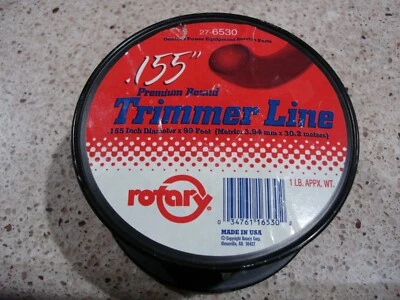 TRIMMER LINE BY ROTARY, RED  .155 X 90' VORTEX MEDIUM SPOOL 27-6530 - Image 1 of 2