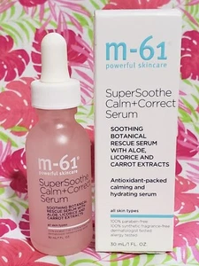 M-61 Powerful Skincare SuperSoothe Calm+ Correct Serum ~ 1 oz / 30 ml /NIB - Picture 1 of 2