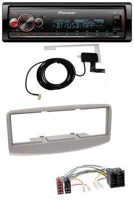 Pioneer Bluetooth DAB USB MP3 Autoradio für Fiat Multipla 186 1999-2010 grau - Bild 1 von 4