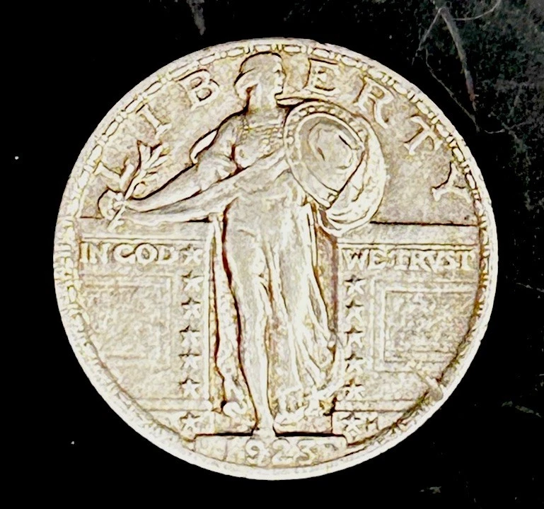 Standing Liberty Quarter XF 1923 - 25386 Foto 1 de 2