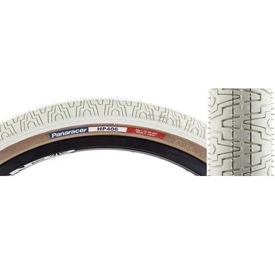 Panaracer Hp406 Wire Tire, White/SK, 20 x 1.75 - Image 1 of 2