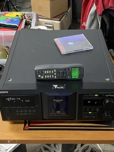serviced-new Belts, Clean Laser-Sony CDP-CX450 400 CD Changer+ RM-DX450 Remote - Picture 1 of 15