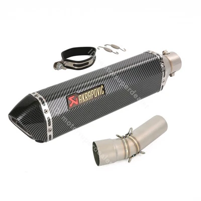 Silenciador trasero tubo enlace escape 470 mm deslizamiento para BMW F800GS 2008-2017 F800R F700GS Foto 1 de 4