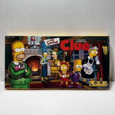 The Simpsons Clue Board Game 2000 First Edition - Sealed - Rare Collector’s Item - Image 1 of 4