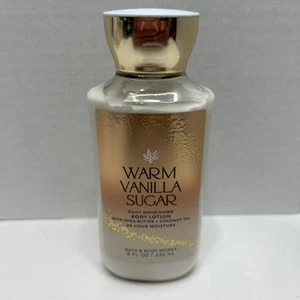 Bath & Body Works Body Lotion 8 oz Warm Vanilla Sugar Shea Butter + Coconut Oil - Picture 1 of 5