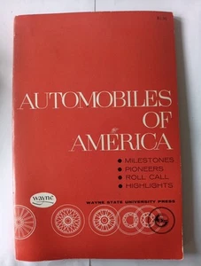 Automobiles of America Wayne State University Press 1962 - Picture 1 of 16
